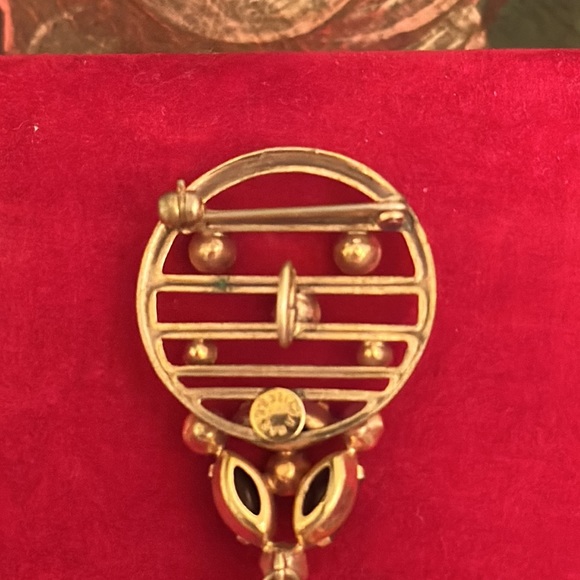 Marks & Spencer (signed M&S) 1/20 12k GF Convertible Brooch/Pendant - 3” x 7/8” - Picture 6 of 7